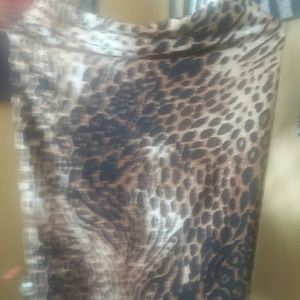 Leopard skirt